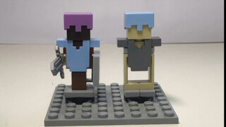 Giá đỡ áo giáp Minecraft LEGO MOC (thực tế hơn)