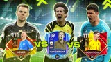 Best GK Battle - NEUER vs VAN DER SAR vs COURTOIS | Who is the Best GK in Fifa Mobile 22 ?