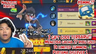 REDEEM 2 GIFT CODE TERBARU NINJUTSU KAISEN DAN WAKTUNYA YG TEPAT UNTUK GACHA 27 RIBU GOLD SS SHISUI