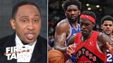 First Take | Stephen A. reacts to Raptors rout 76ers in Philadelphia to force a Game 6 in Toronto