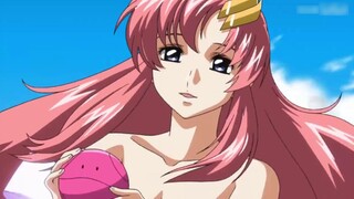 The interruption cutscenes of the previous Gundams when they enter commercials