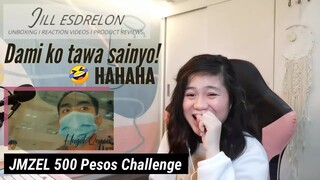 JMZEL 500 PESOS TIPID CHALLENGE I FIRST REACTION I DAMI KO TAWA!
