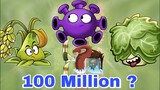 50 Million, 100M Quá bất ngờ với số điểm rất cao Arena 158 | Plants vs. Zombies 2 - PVZ2 MK