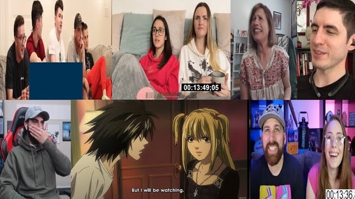 DEATH NOTE  EPISODE 17 REACTION MASHUP!!