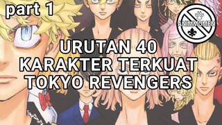 URUTAN 40 KARAKTER TERKUAT TOKYO REVENGER