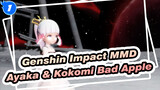 [Genshin Impact MMD] Ayaka & Kokomi Bad Apple_1