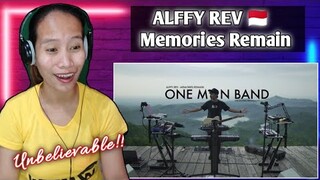 ALFFY REV - One man band Looping Live ( Memories Remain) || Reaction