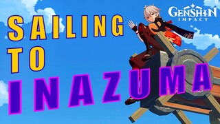 INAZUMA is finally here!! C6 Kaeya Explores the Islands pt. 1
