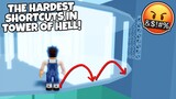 I TRIED THE HARDEST SHORTCUTS IN TOWER OF HELL! *Impossible!* Roblox