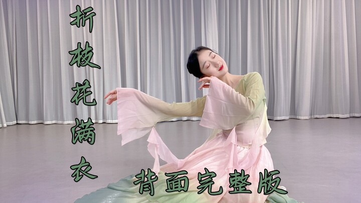 冬日望春风，折枝花满衣，迟到的古典舞背面完整版