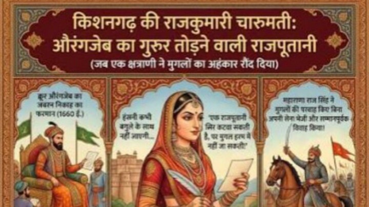 रानी चारूमति का इतिहास, देशी ह्यूमन हिस्ट्री 👑, 4k