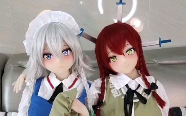 [Aotu Mimi 2D Life-Size Dolls·1:1 Life-Size Figures] Sakuya and Misuzu’s Secret Reunion…