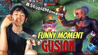 SOLO RANK FUNNY MOMENT GUSION | Stupid Moment