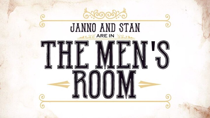 Janno Gibbs and Stanley Chi are in the Men’s Room