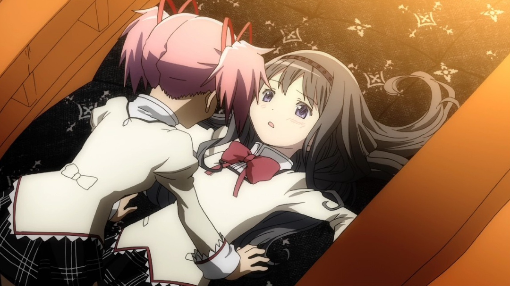 madoka magica madoka and homura screenshot