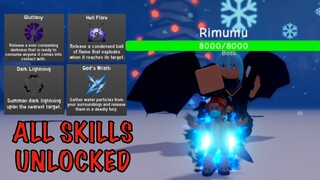 Unlocked All 4 *NEW* RIMURU BOSS DROPS IN ANIME FIGHTING SIMULATOR