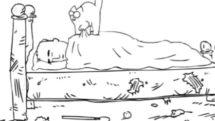 “家里猫烦人的样子”