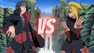 DEIDARA VS ITACHI SEKALI BOMB AUTO BUBAR - EPIC NINJA : GOD