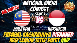 RRQ'LEMON Kagurannya DIBANNED, TERNYATA TETEP BISA MVP JOSS !!  | NATIONAL ARENA CONTEST 24122017