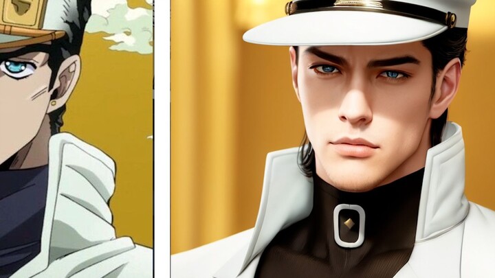 AI upgrade💕JOJO Eternal Diamond real-life version