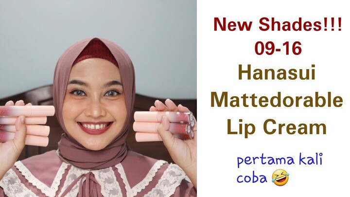 New Shades 09-16 Hanasui Mattedorable Lip Cream