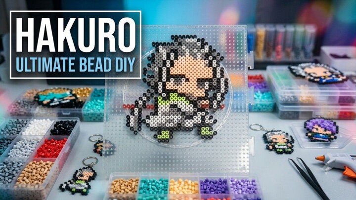 Hakuro Pixel Art with Hama Beads!