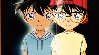 "The old man inadvertently noticed that Conan's face was exactly the same as Shinichi ten years ago.