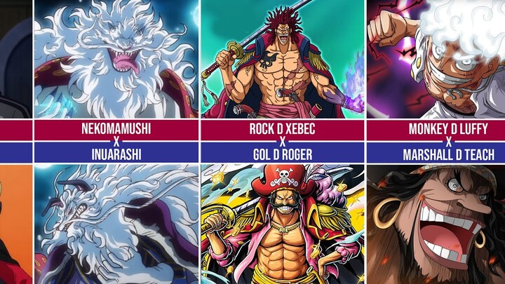 ONE PIECE All Characters Greatest RIvalry | The Final Fight is Monkey D Luffy Vs Marshall D Teach !!
