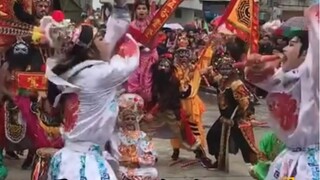 Salah satu kelompok Yingge terkuat di Chaoshan! Palunya kuat dan bertenaga! Tak terhentikan