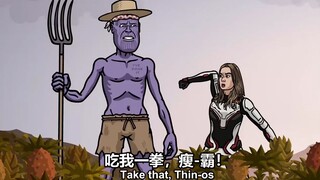 国外网友恶搞《复仇者联盟4》剧情，很搞笑的