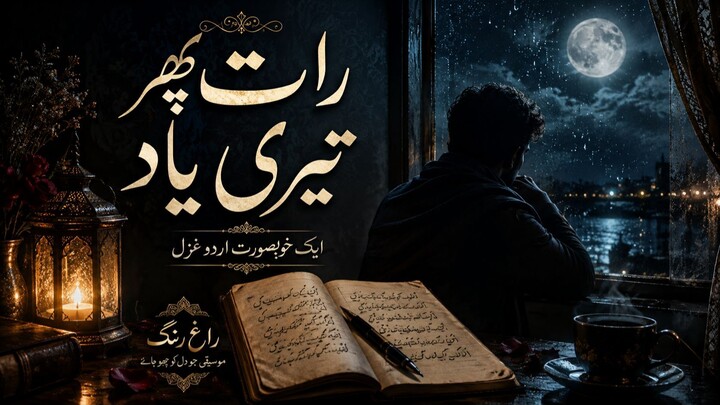 Raat Phir Teri Yaad Aayi | A Soulful Urdu Ghazal | Raag Rang