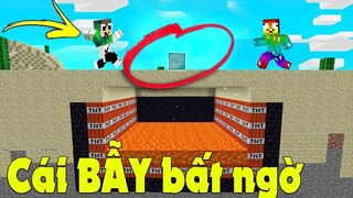MINECRAFT THỬ THÁCH sống sót sau 30s sẽ có một CÁI BẪY BẤT NGỜ