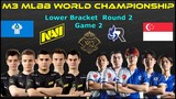 RSG Vs NAVI [GAME 1] | M3 MLBB World Championship 2021 | Playoffs Day 4