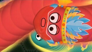 Wormate.io Super 1 Tiny Worm Hacking Game Trapping Giant Worms Epic/Amazing Gameplay Moments