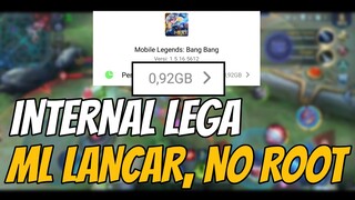 Cara Mengatasi MEMORI PENUH Mobile Legend Semua Android