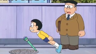 Doraemon: Nobita used ski poles to change gravity and made Fat Tiger and Suneo doubt their lives, bu