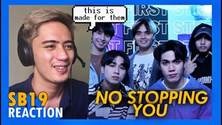 PINOY REACTS to SB19 - No Stopping You REACTION | In Studio - From "Love At First Stream"