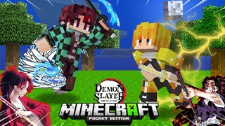 รีวิวแอดออน "ดาบพิฆาตอสูรที่สู้กับเพื่อนได้" ใน Minecraft มือถือ?🔥 (DemonSlayer) | Minecraft Addon