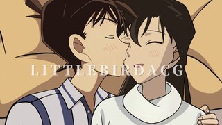 [A morning when Shinichi and Ran play pranks on each other] Ran's prank? Shinichi, you didn't hear i