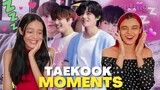 💜 TAEKOOK Moments That Flutter Your Heart (BTS Reaction)