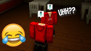 Roblox Da Hood Voice Chat, BUT I Copy Avatars..