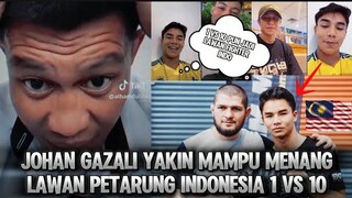 TRENDING TOPIK‼️JOHAN GAZALI INGIN TANDING 1 VS 10 DI BYON !ADRIAN MATEIS TANTANG BALIK JOHAN GAZALI