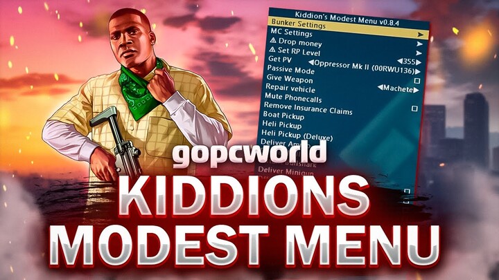 GTA 5 MOD MENU | UNDETECTED ONLINE MOD FOR WINDOWS | KIDDIONs MENU PC | BEST SOFT