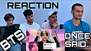 BTS ONCE SAID... (FUNNY MOMENTS REACTION) | MTF ZONE REACTION