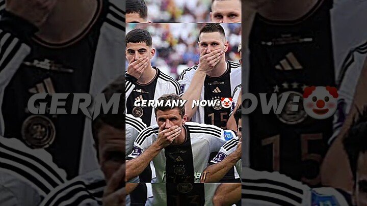 Germany now vs then 🥶🥶 #football #shorts #edit