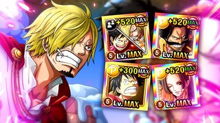 FACE-OFF vs. SANJI! 4x TEAMS! 6th Anniversary! (ONE PIECE Treasure Cruise)