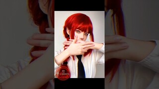 Makima Always Kawai ⛓️🥰😍 Chainsaw Man Cosplay #shorts