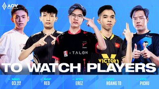 Players to Watch AIC 2022: Abyssal Lane - Garena AOV (Arena of Valor)