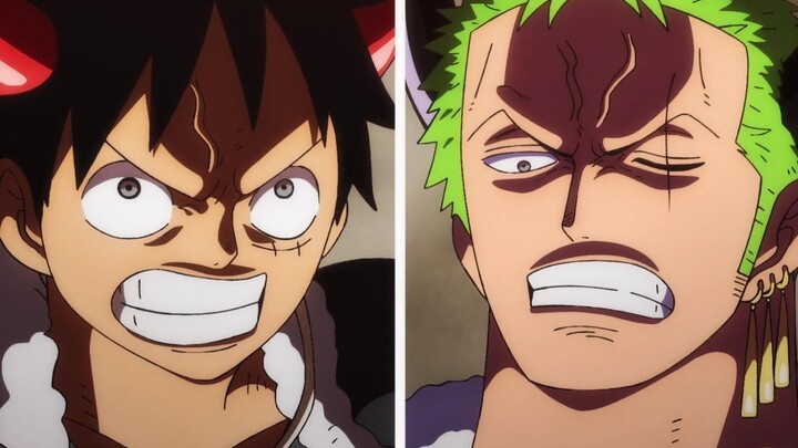 Zoro Menebas Gedung Di Onigashima Pakai Pedang Enma | One Piece