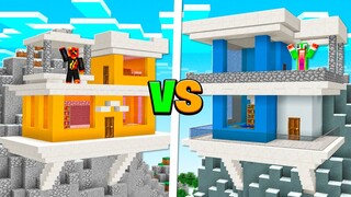 $1 MILLION HOUSE PRESTON vs UNSPEAKABLE BUILD BATTLE!